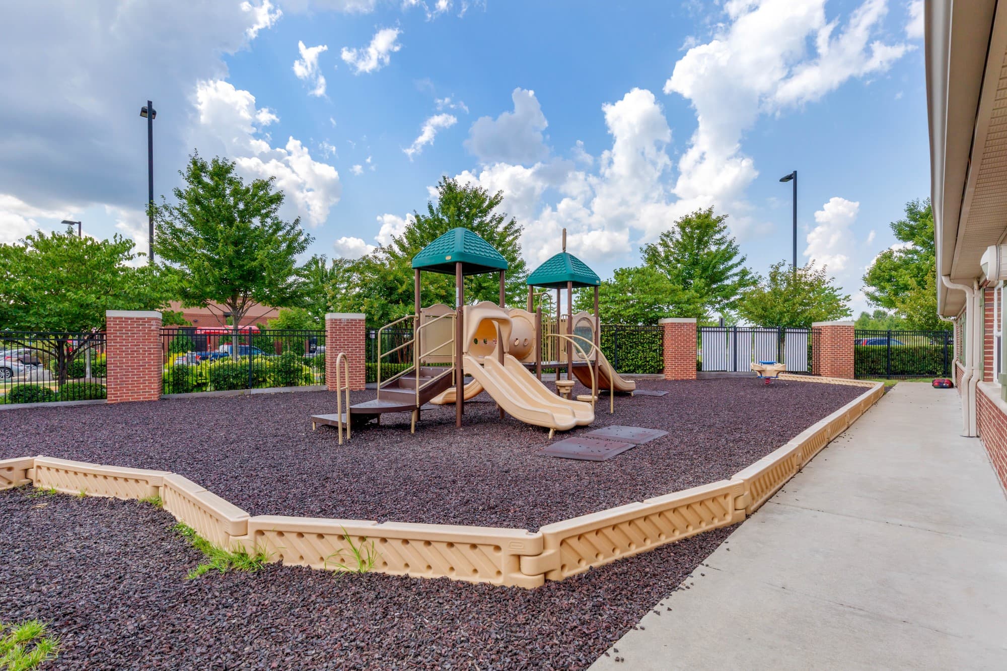 Primrose School of Ashburn preschooler playground