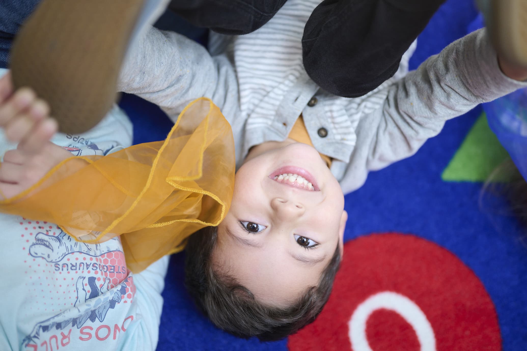 preschool child playing