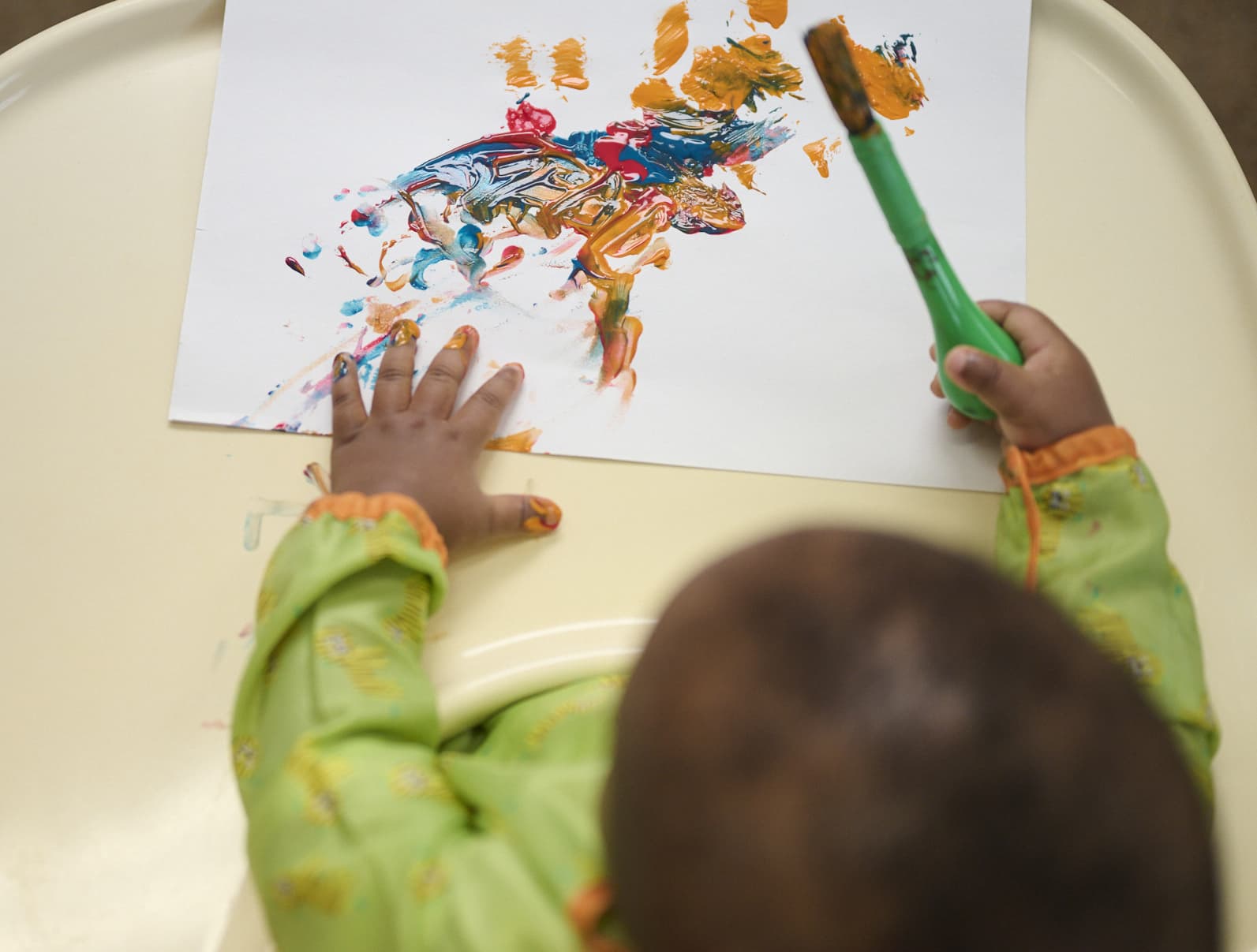 art projects in the infant daycare classroom