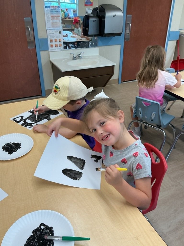 Pre-K 2 Project Time AANHPI Curriculum Extension: Daily Parent Communication LESSON 1 Name of the Activity: Ink Brush Painting in East Asia Today, children traveled by map to East Asia and learned about ink brush painting, a traditional art form from China, Japan, and Korea. Inspired by Asian American artist Yuko Shimizu, they used brushes and black paint to create expressive lines, shapes, and images. See less