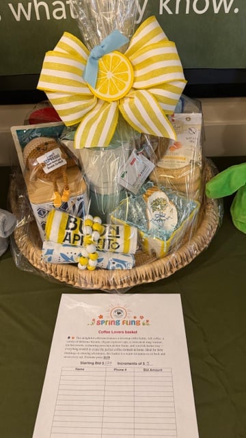 Spring Fling Basket Auction