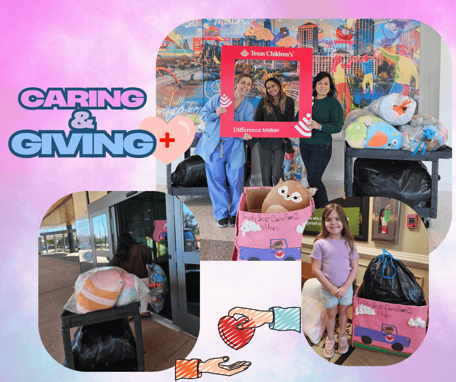 texas children's hospital, caring and giving