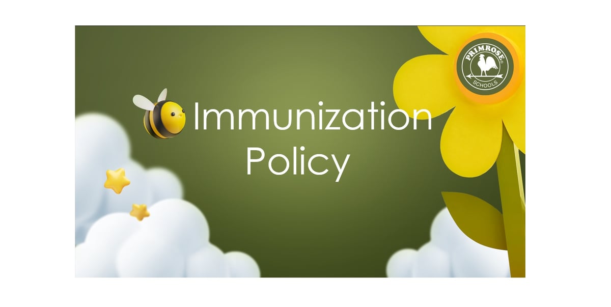 💉Primrose School at Shadow Canyon requires all enrolled children to be current with immunizations