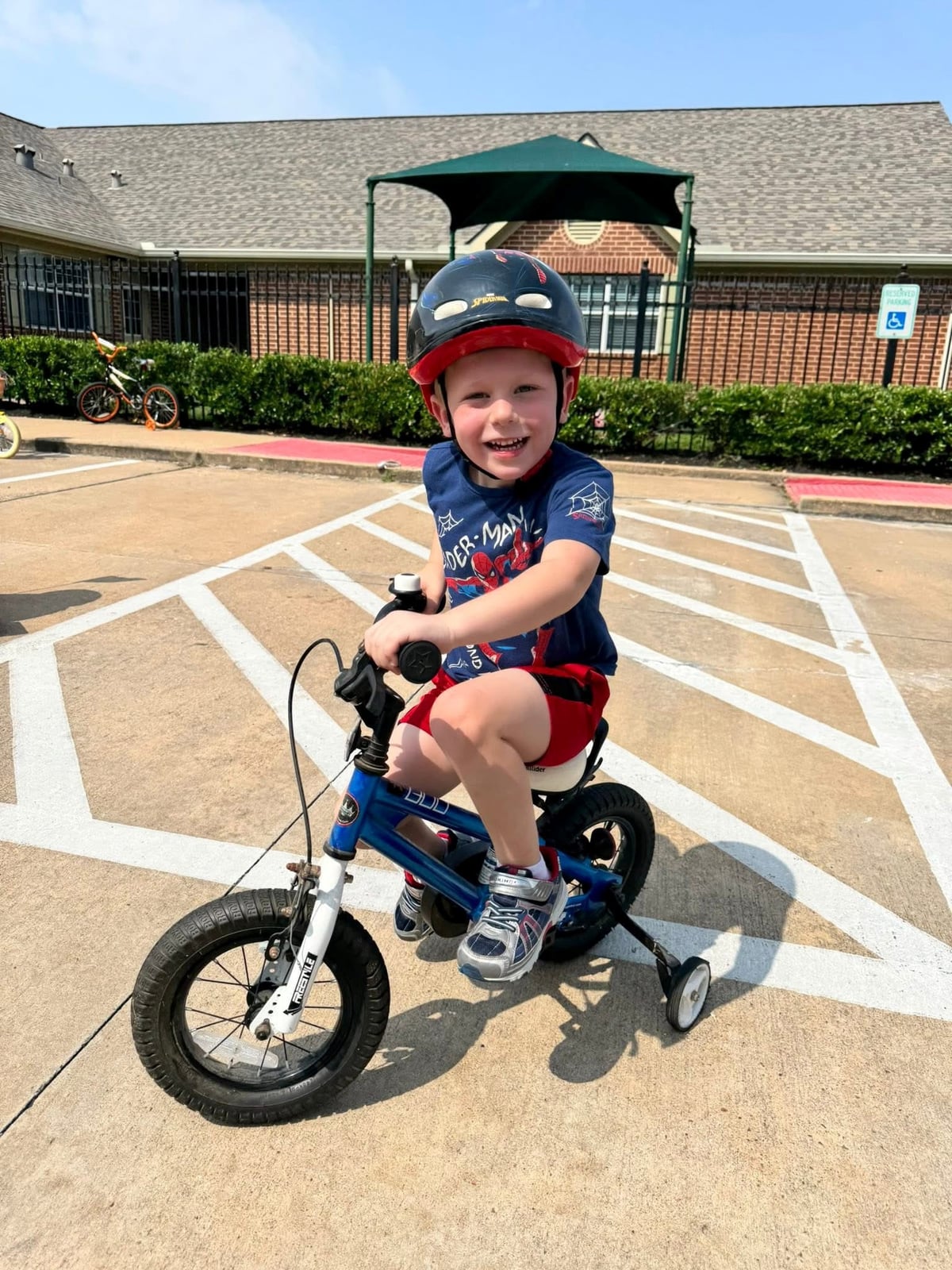 bike, helmet, daycare