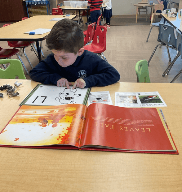 Small group Literacy in PK1!