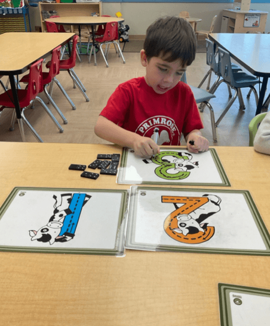 Small group Math in PK1!