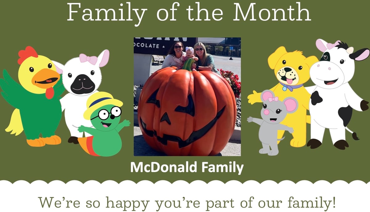 Family of the Month – The McDonald Family