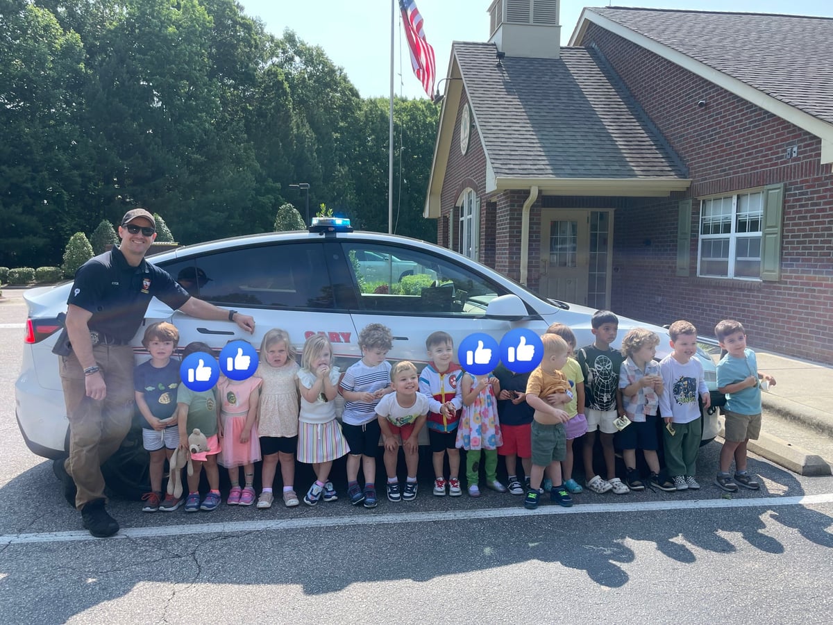 Visit from Cary Police Department 