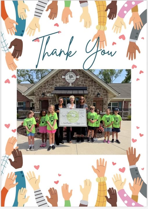 Spring Fling Donation - Check Presentation