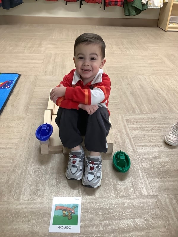 Hands on activities at Primrose keep children happy and engaged.