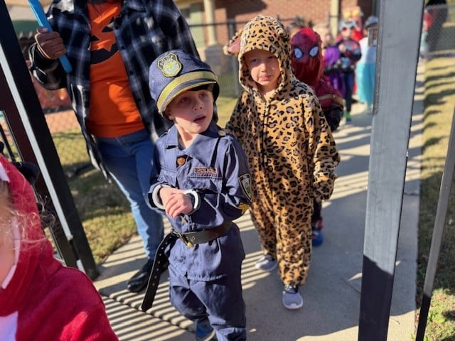 costume parade and party