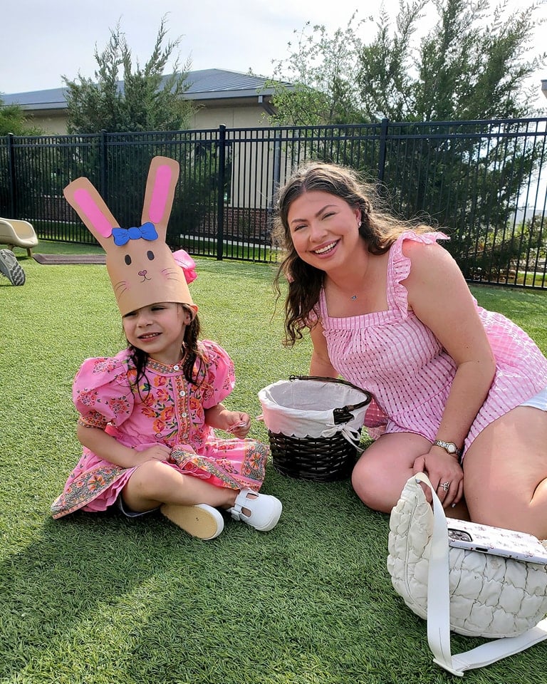 Celebrating the Easter holiday with family at the Primrose Easter Egg Hunts