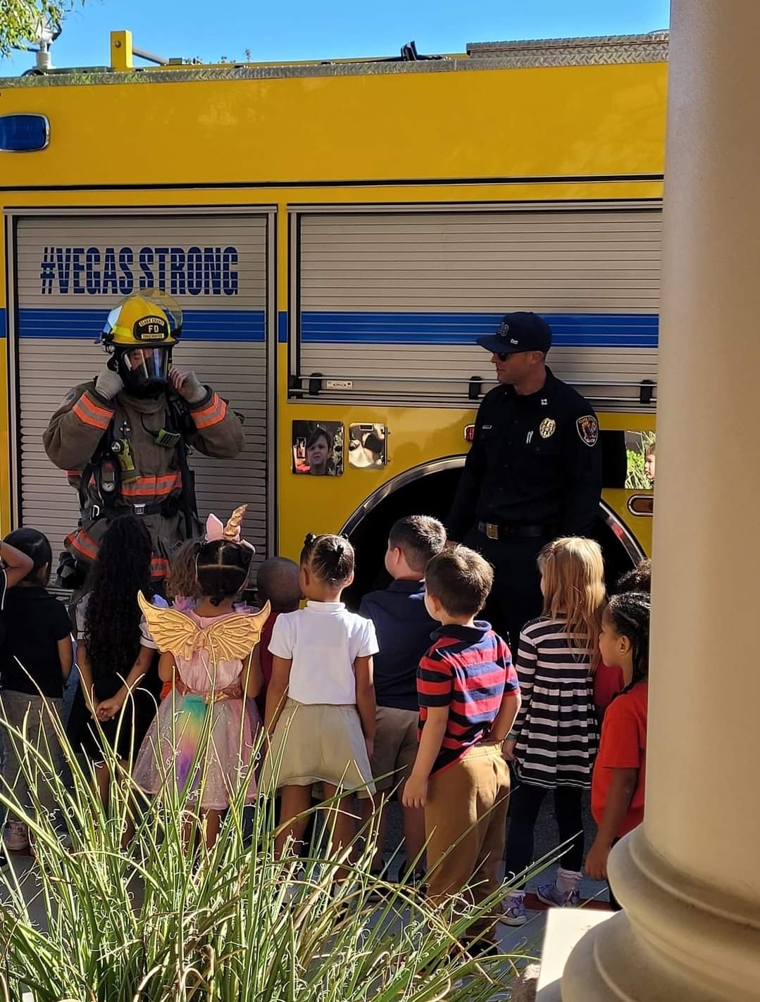 Fire Prevention week - A visit from the Clark County Police Department 