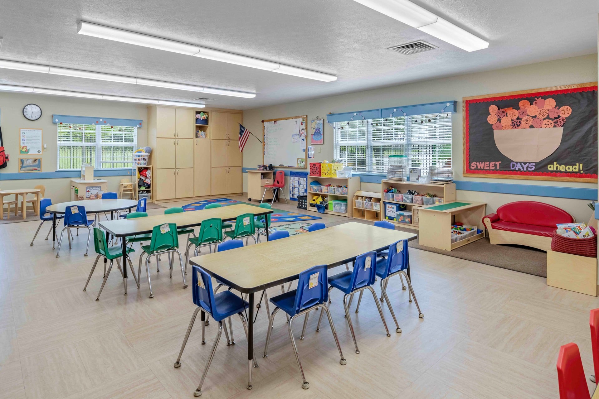 pre-kindergarten classroom at primrose lewis center
