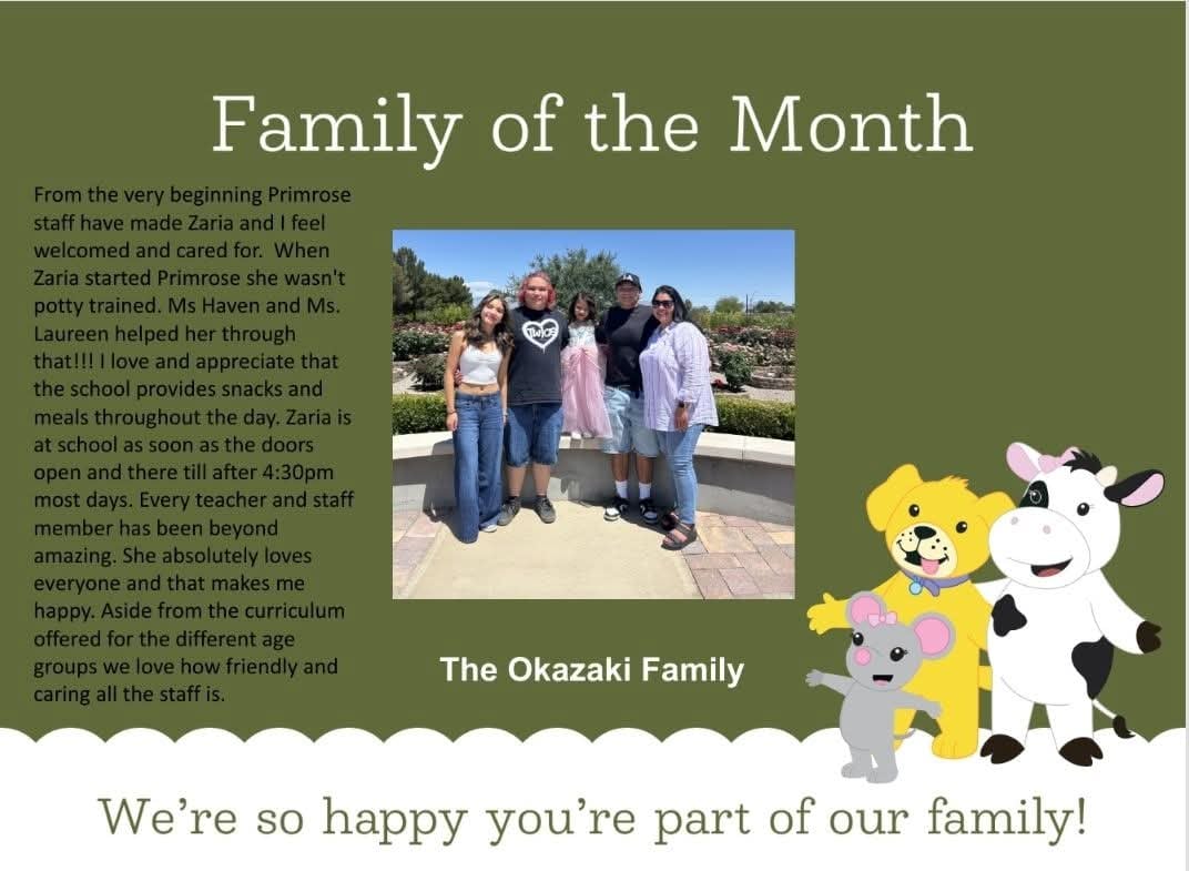 Family of the month