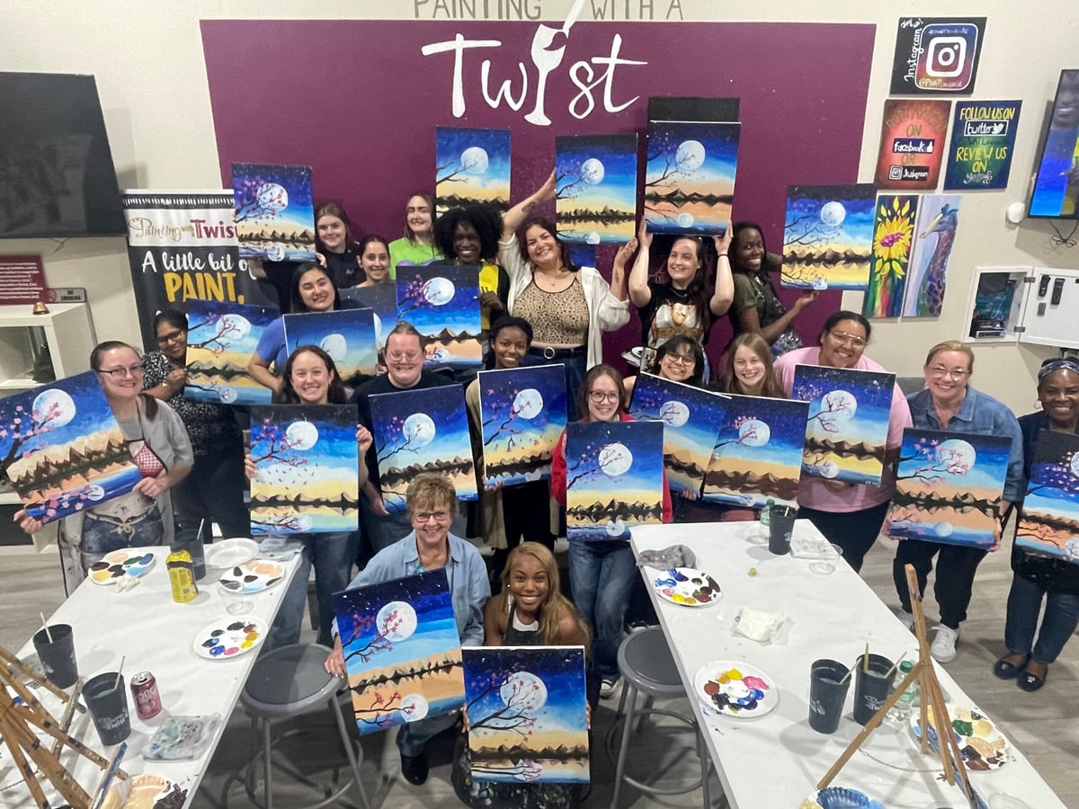 Staff Outing- Painting With a Twist