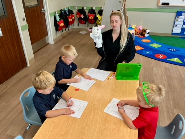 Focused, fun, and full of curiosity. Small group instruction sparks growth at Primrose!