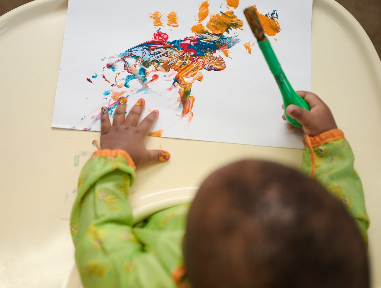 art projects in the infant daycare classroom