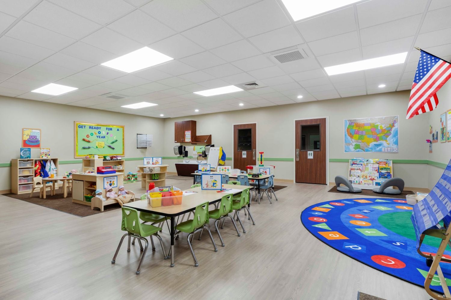 Preschool classroom at Primrose School of Prestonwood