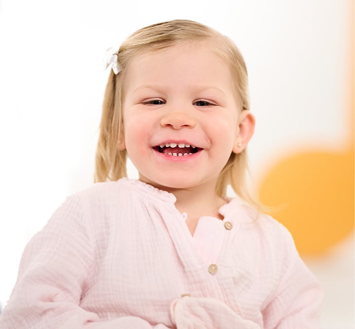 child smiling