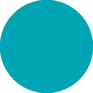 teal circle
