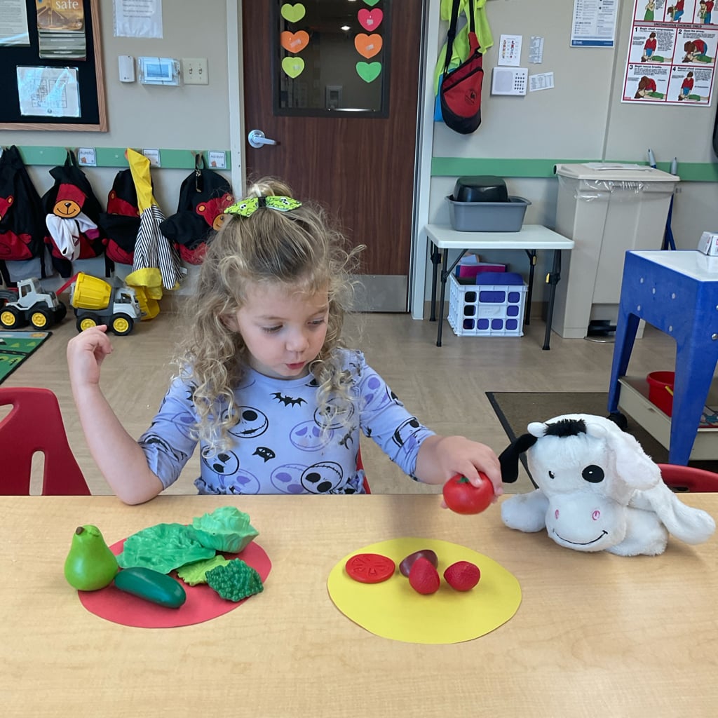 Learning how to sort our food!