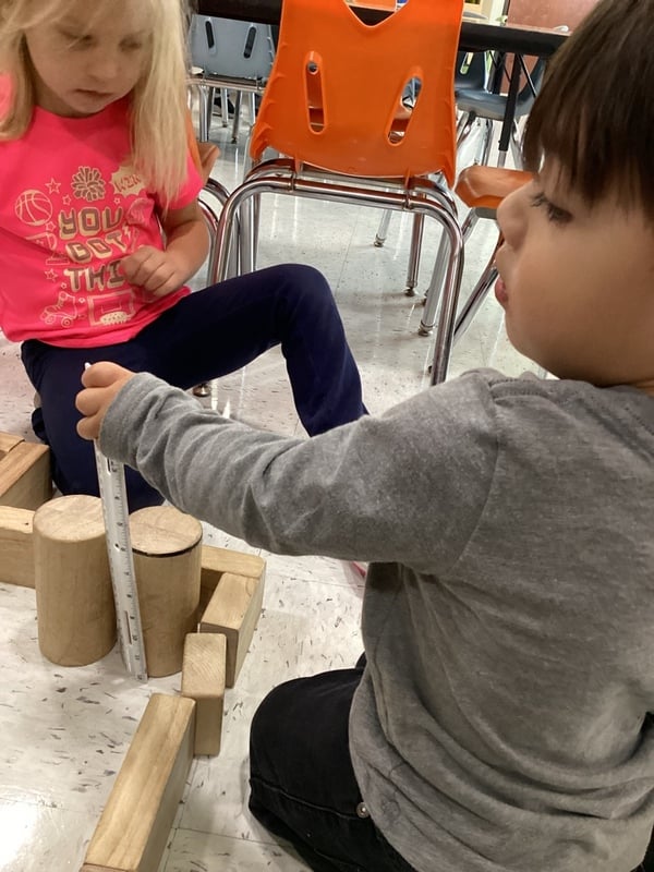 Math in the Preschool class Primrose Highland Village