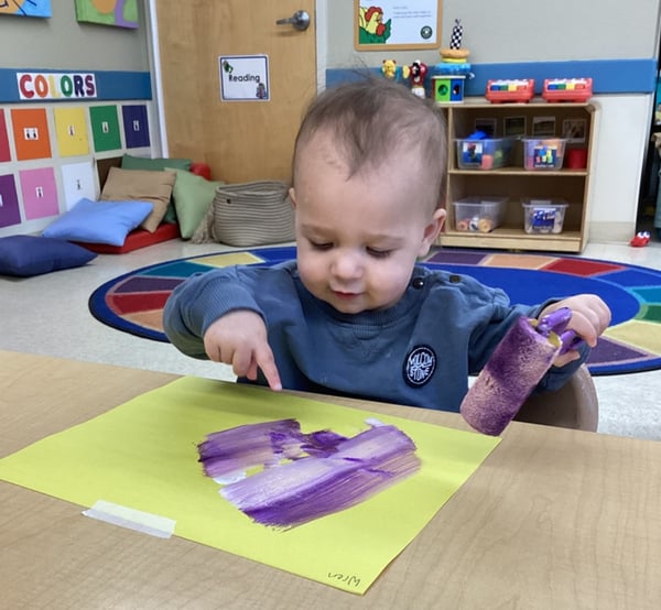 Exploring art in Young Toddlers!