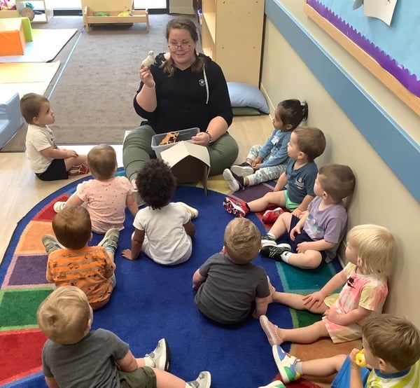 Toddler circle time at Primrose Dublin Riverside