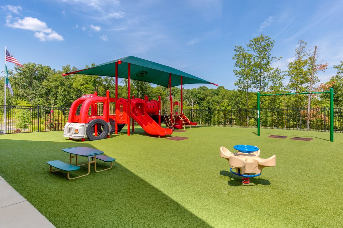 Preschool Pathways outdoor play area at Primrose Broadlands