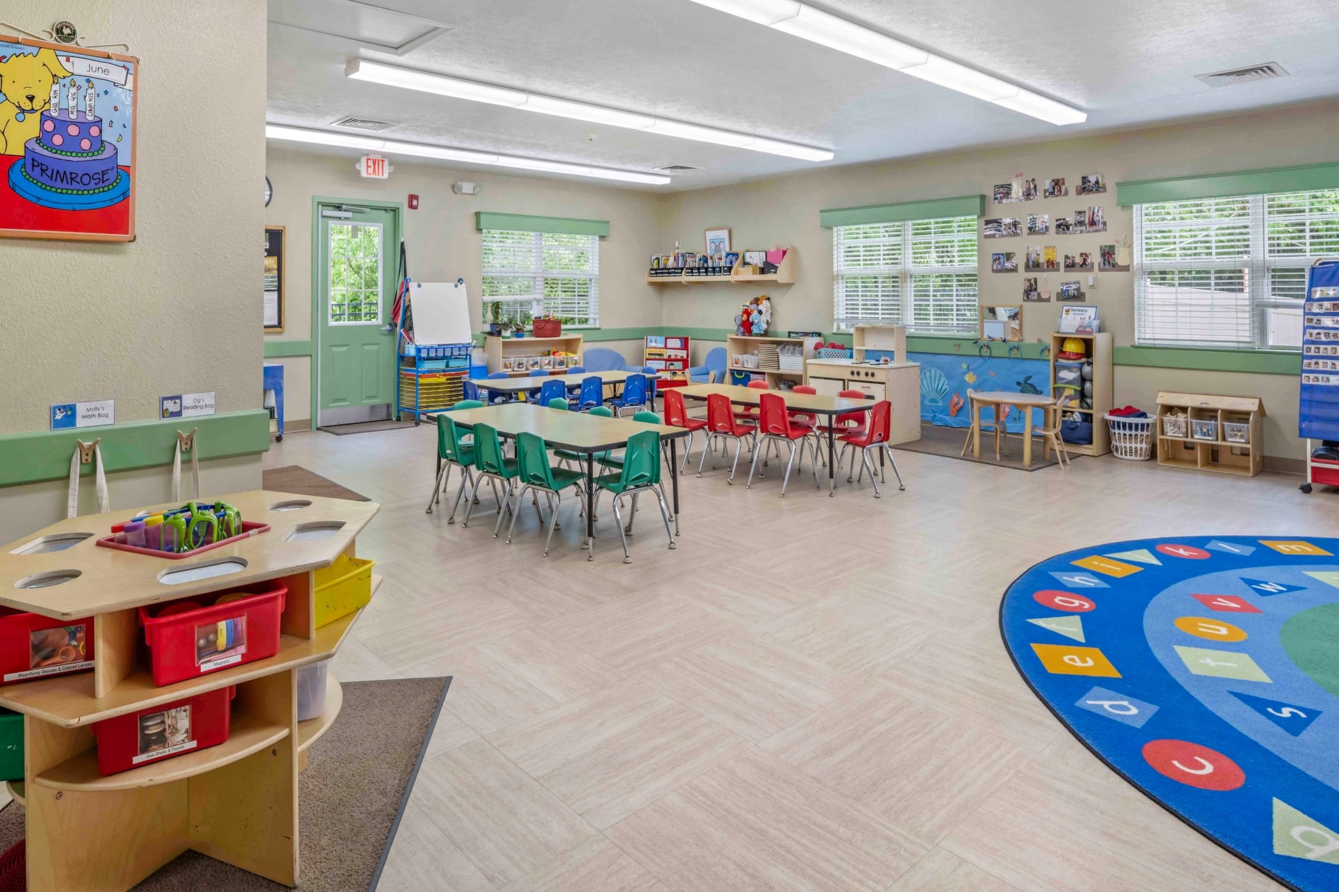 preschool classroom at primrose lewis center