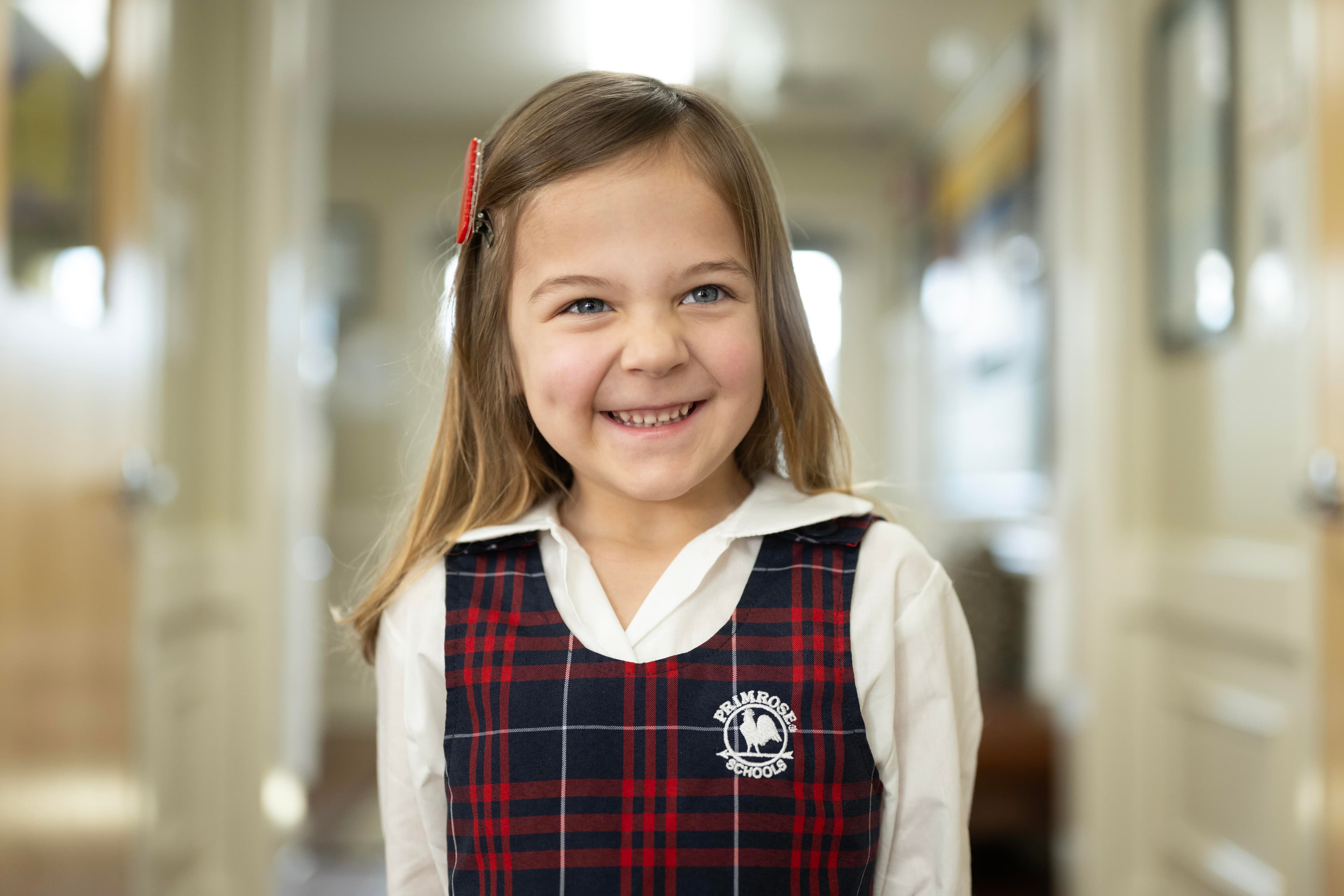 smiling prekindergarten child