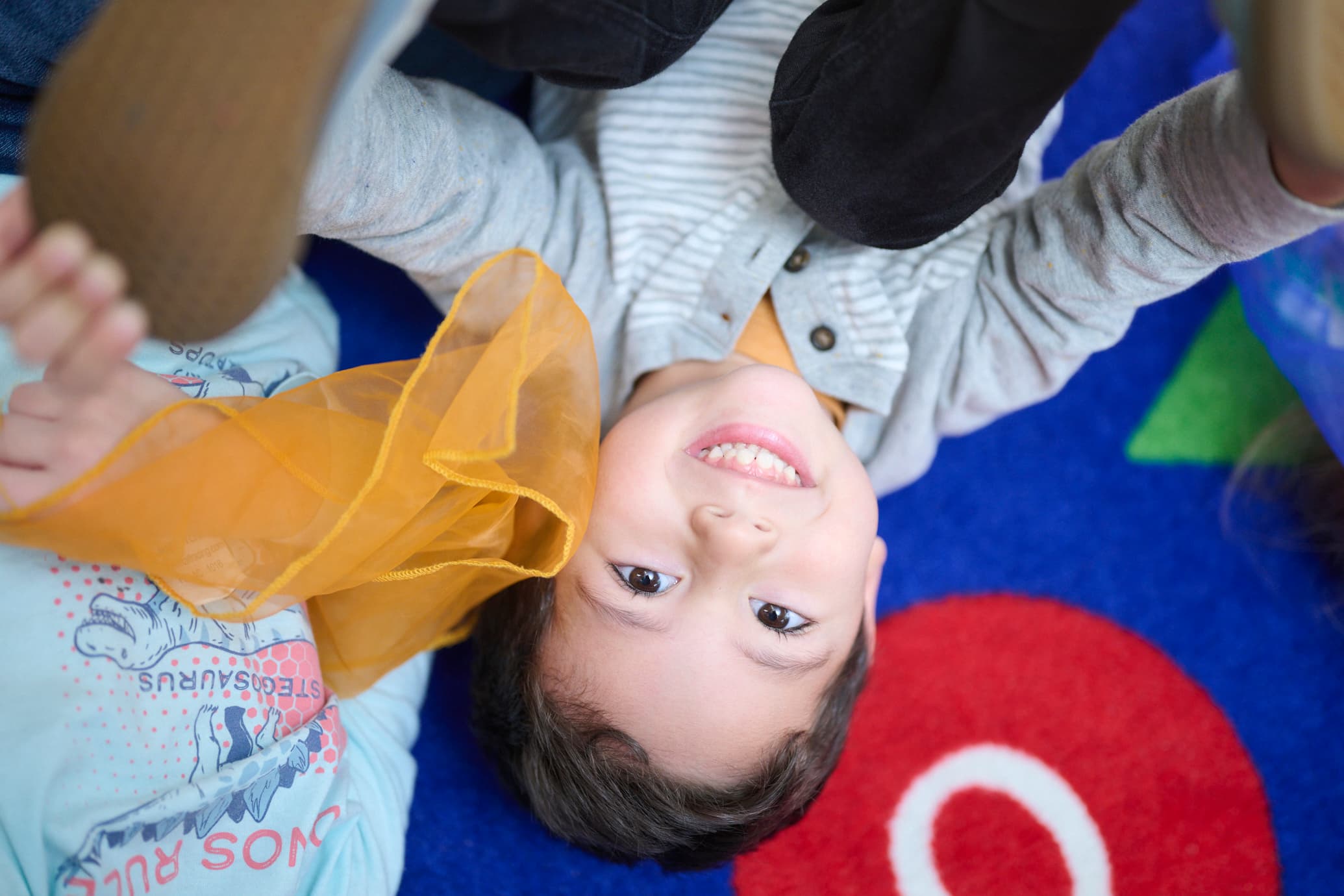 preschool child playing
