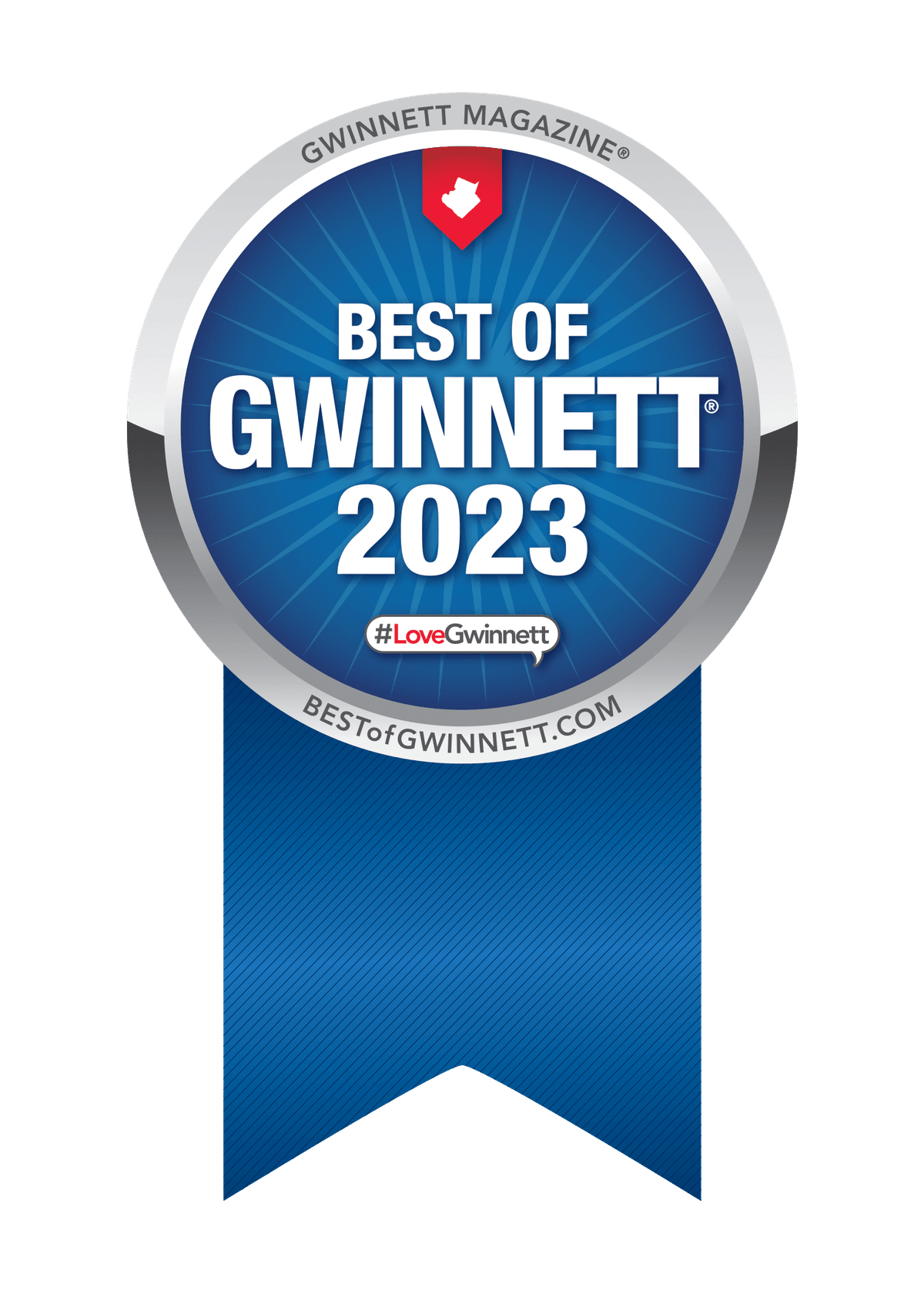 Best of Gwinnett certificate