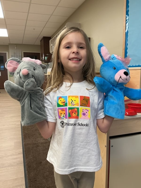 Primrose Friends Puppets Mia and Ally Dramatic Play