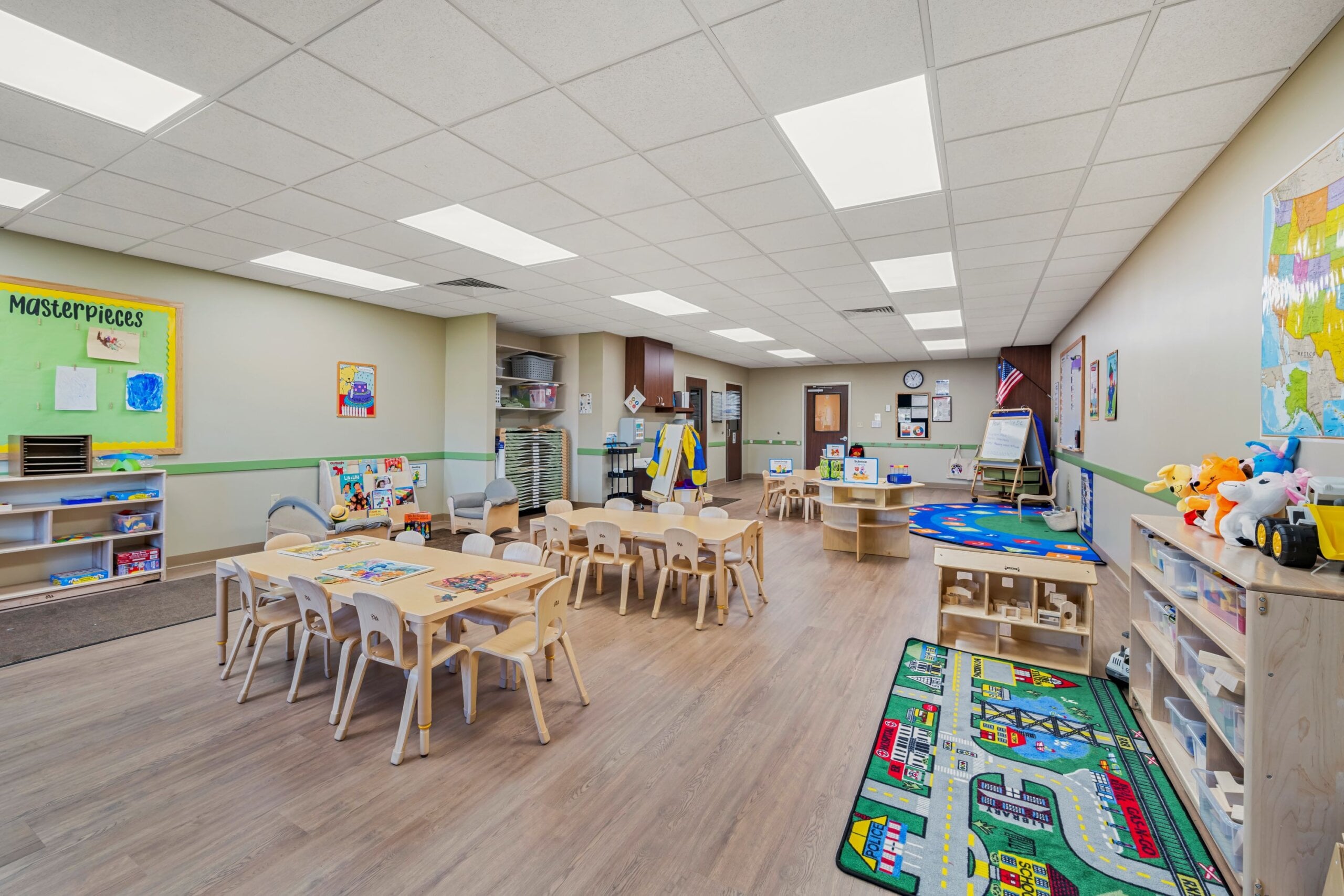 Preschool classroom at Primrose School of Surprise